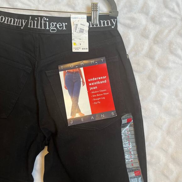 Tommy Hilfiger Underwear waistband Jean Size 9 New With Tags Straight Leg - Picture 2 of 8